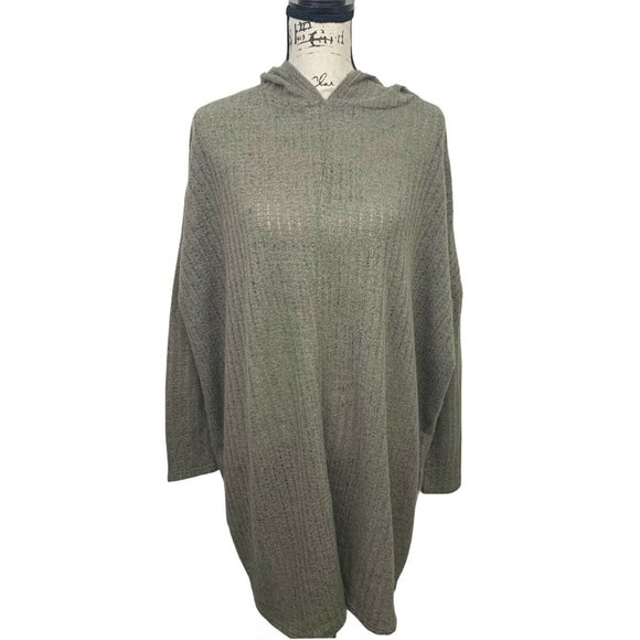 Tobi Tops - TOBI Oversized Knit Sweater Hoodie Tunic Pullover